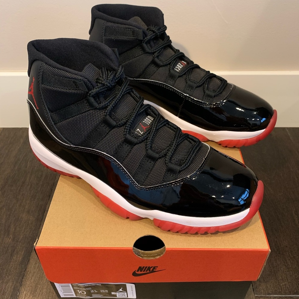 Air Jordan 11 XI Bred size 10 2019 DS